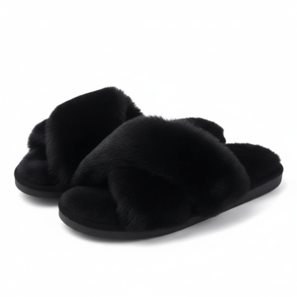 Cross Band Foam Slippers For Women