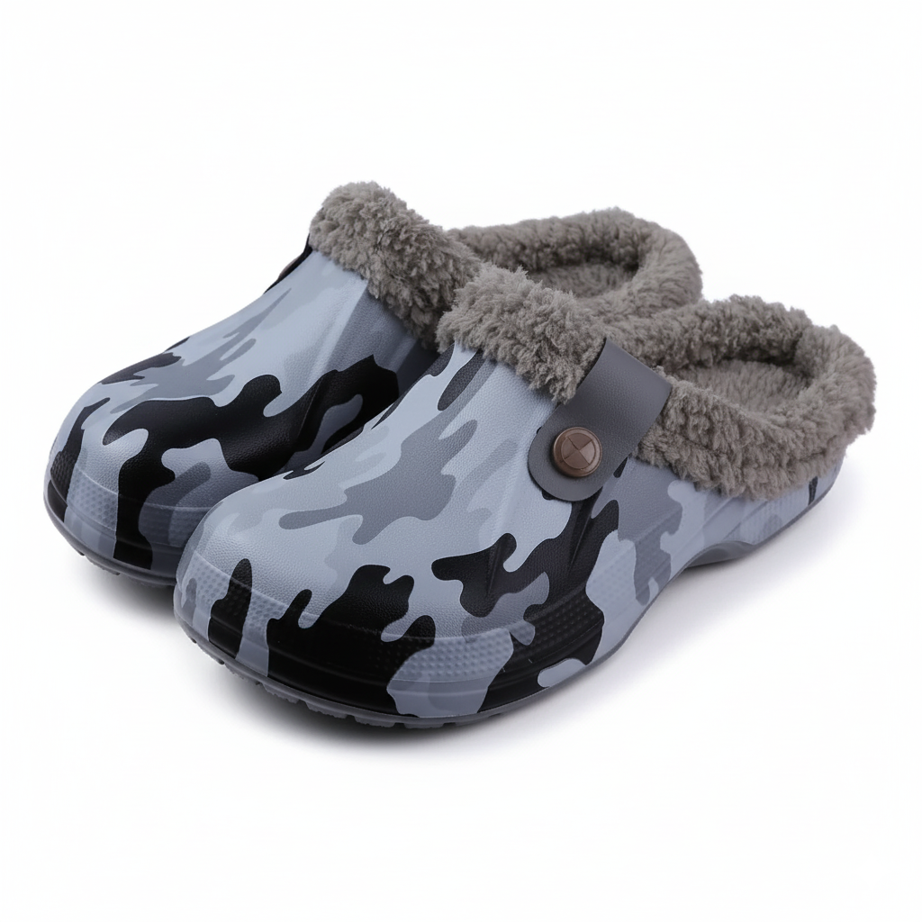 Warm Plush Slippers Clogs