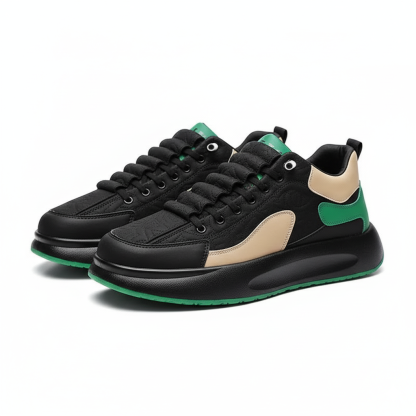 Quilted Lace Up Athletic Sneakers