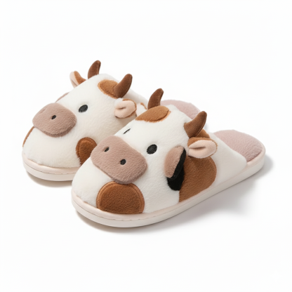 Animal Themed Cozy Fluffy Slippers