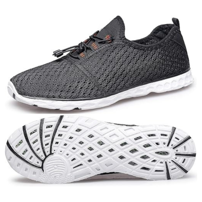 Quick Dry Mesh Shoes With Non-slip Sole For Water Activities