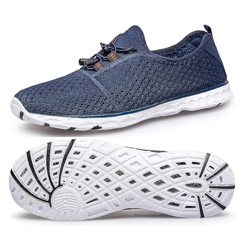 Quick Dry Mesh Shoes With Non-slip Sole For Water Activities