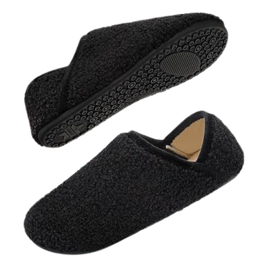 Warm House Slippers Socks With Soft Fleece Lining