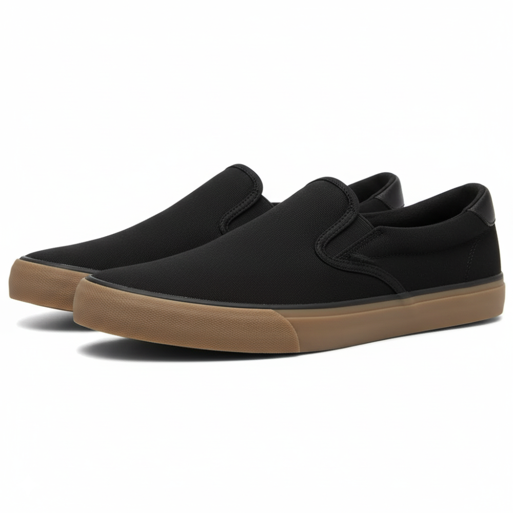 Casual Slip On Sneakers – Two-tone Sole Everyday Style