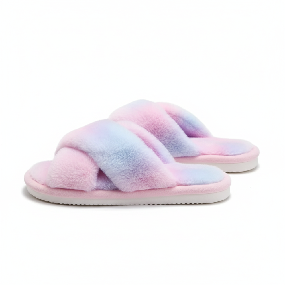 Cross Strap Bedroom Slippers