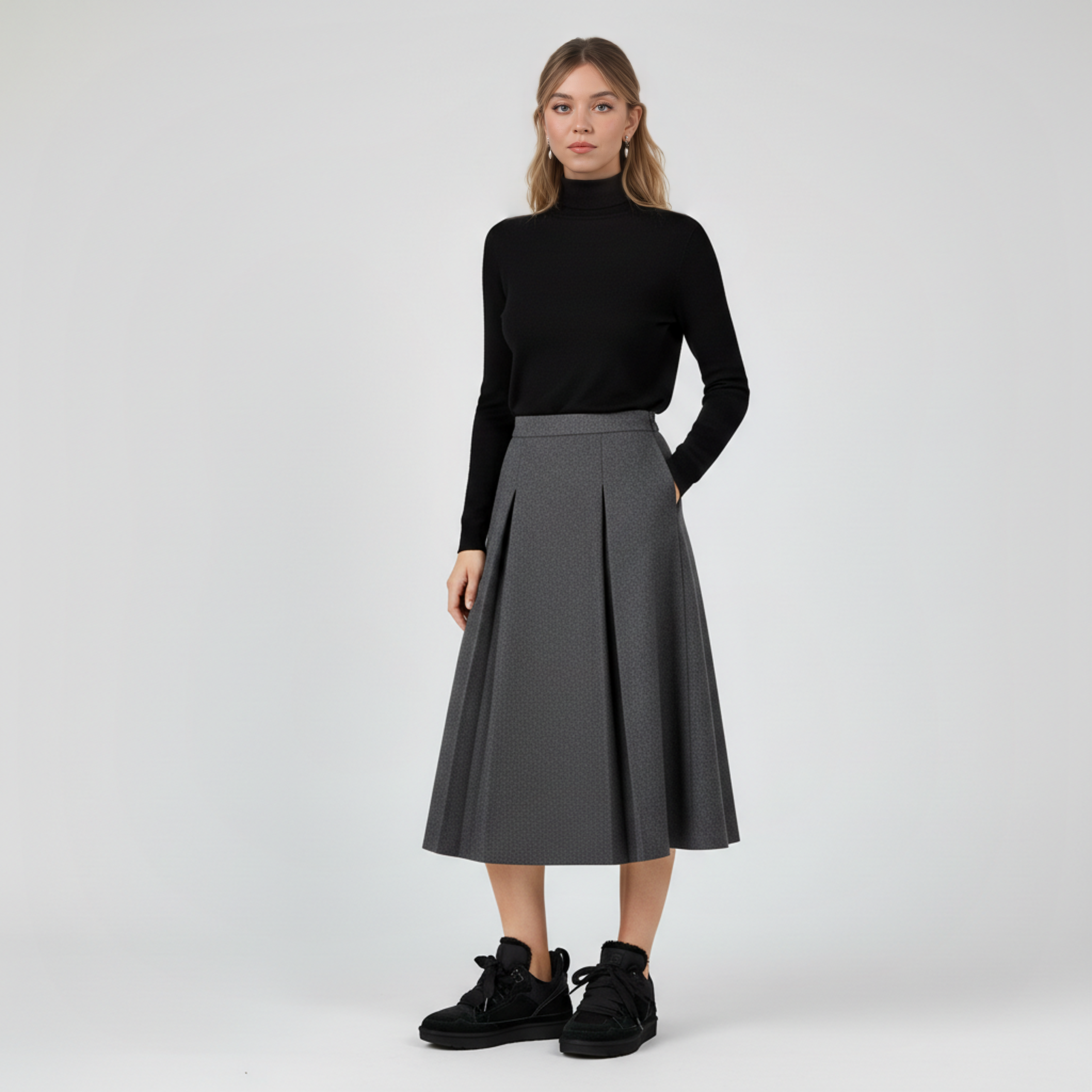 Lowmel Suede Mesh Sneaker