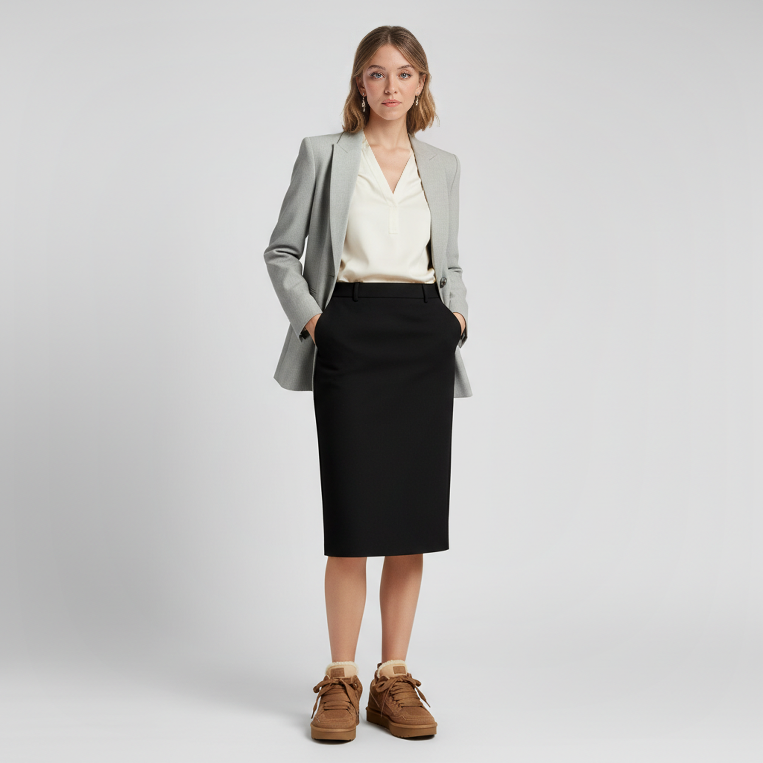 Lowmel Suede Mesh Sneaker