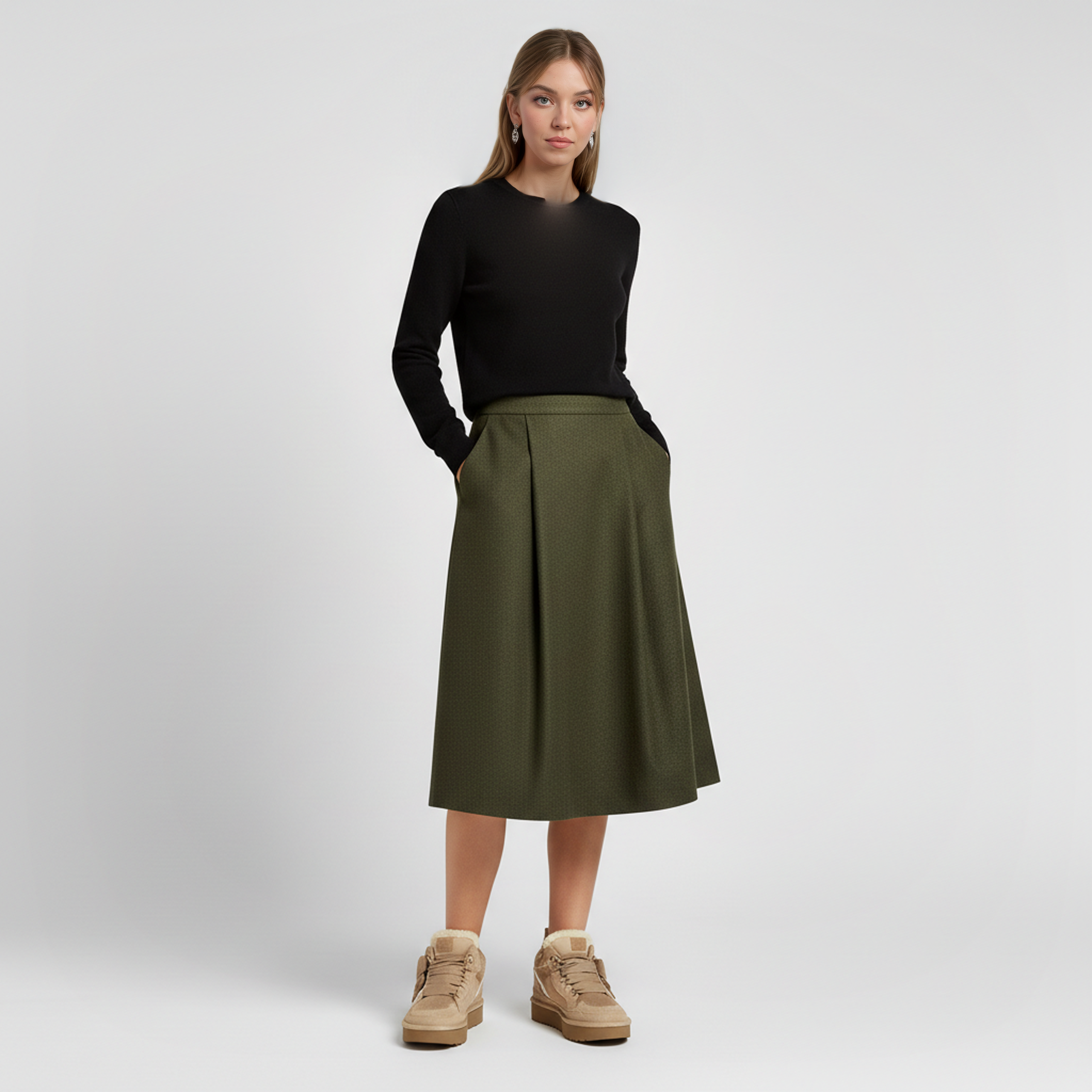 Lowmel Suede Mesh Sneaker