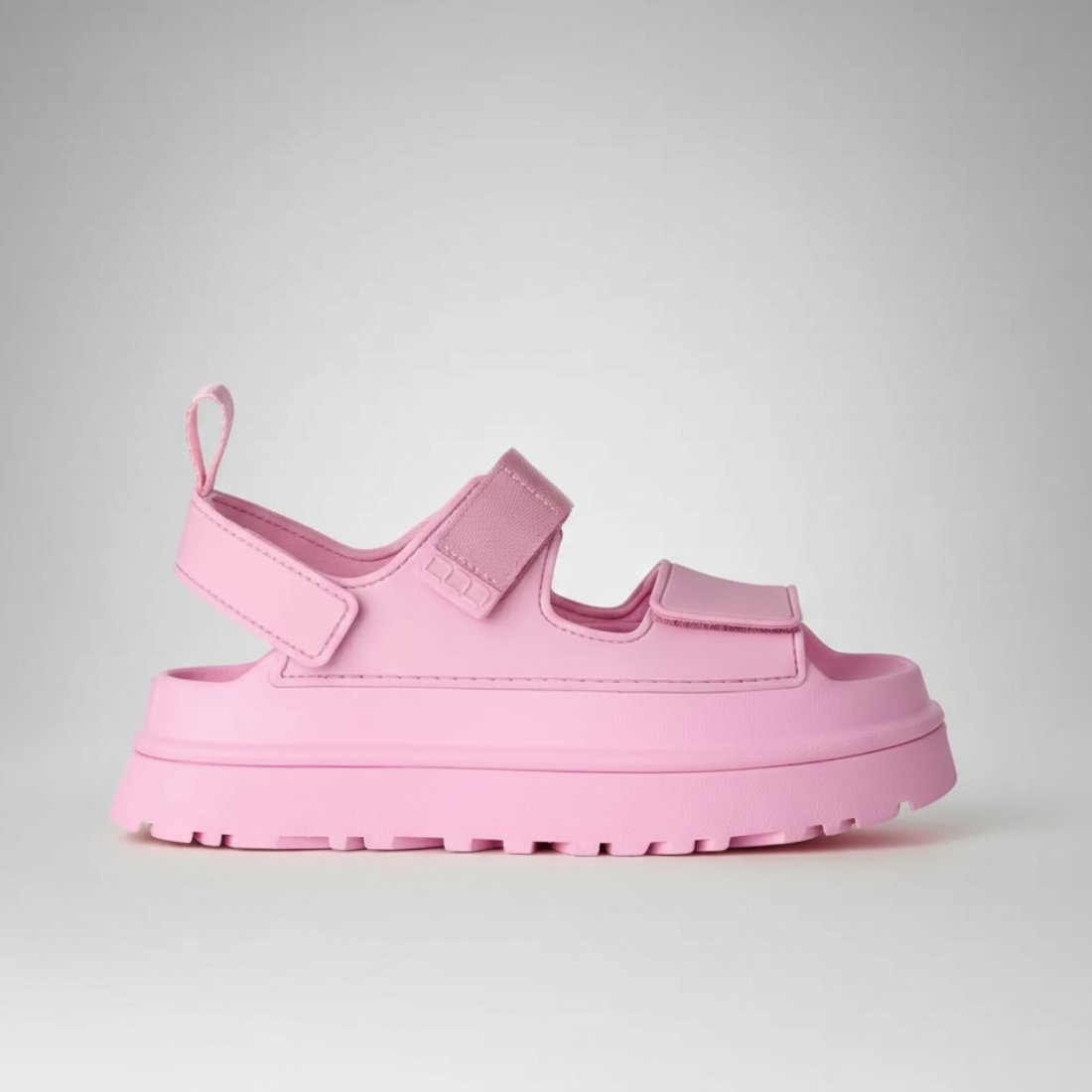 GoldenGlow Platform Strap Sandal