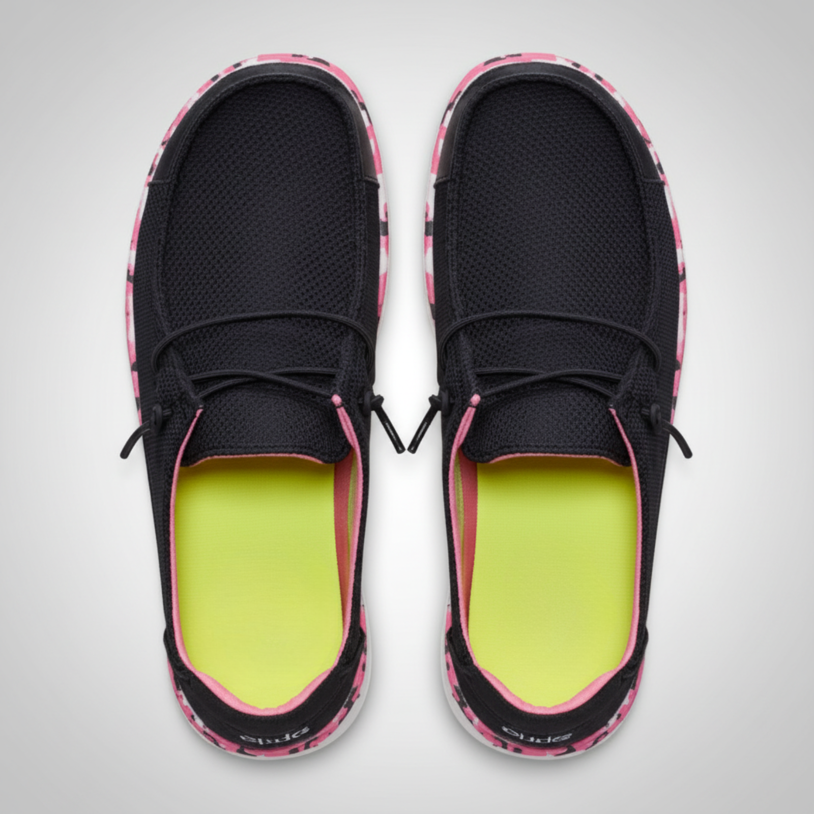 Work Mesh Lace Shoes Leopard For Women