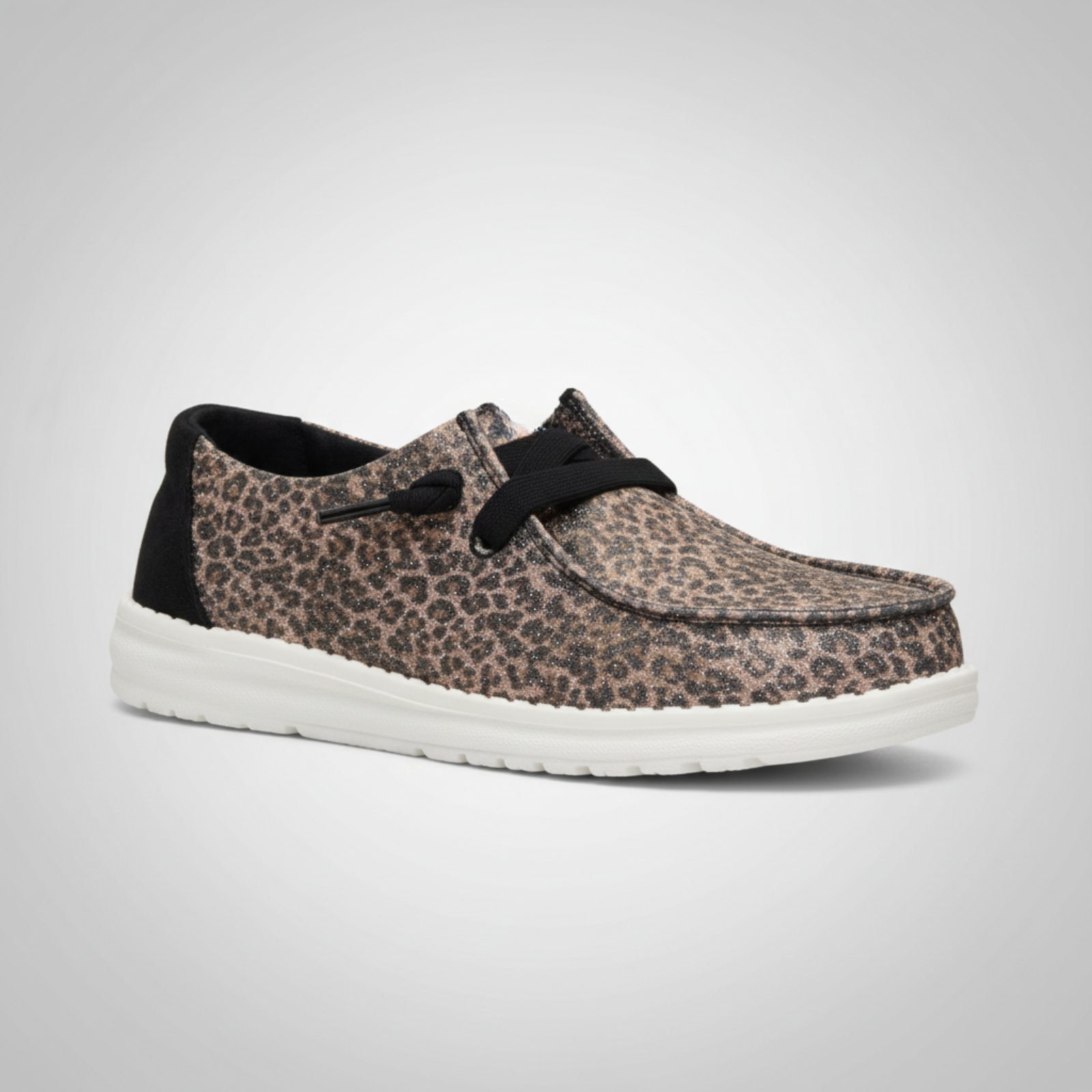 Sparkle Animal Cow Print Slip On Casual Shoes For Women