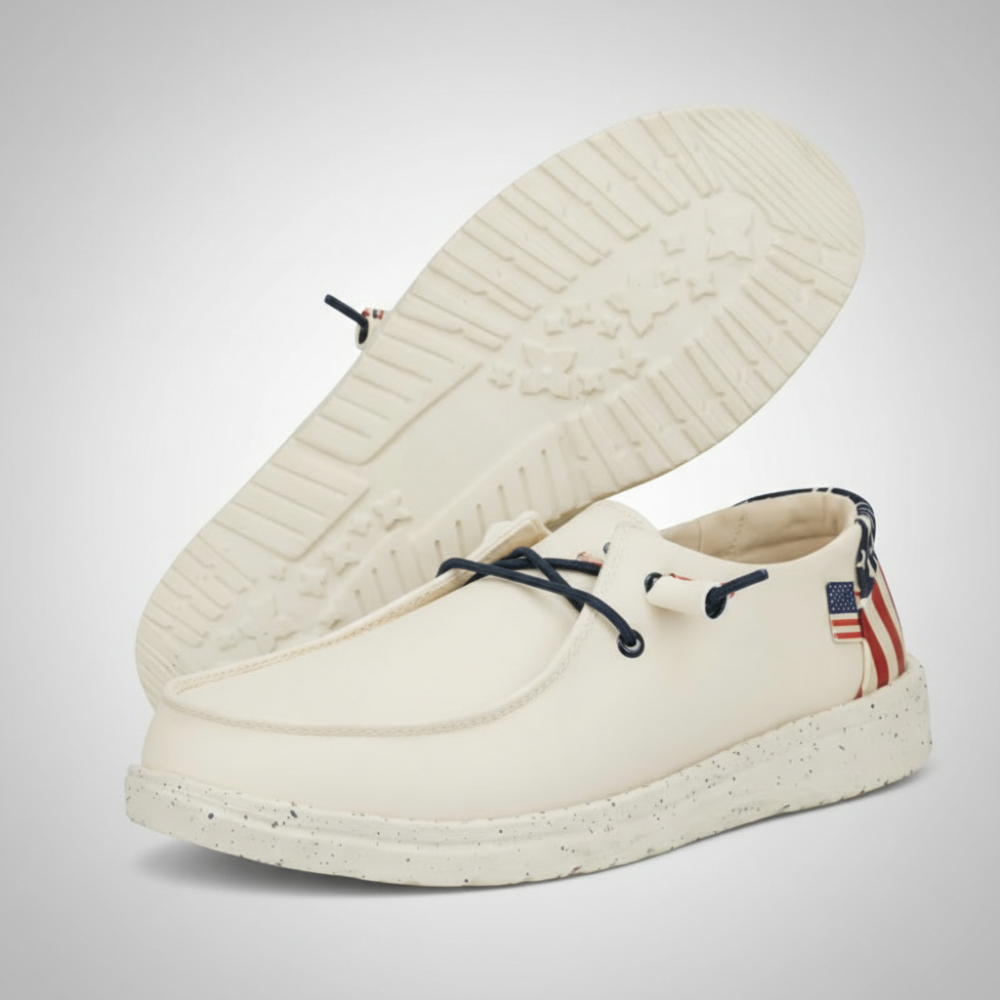 Stylish Americana Design Casual Canvas Shoes