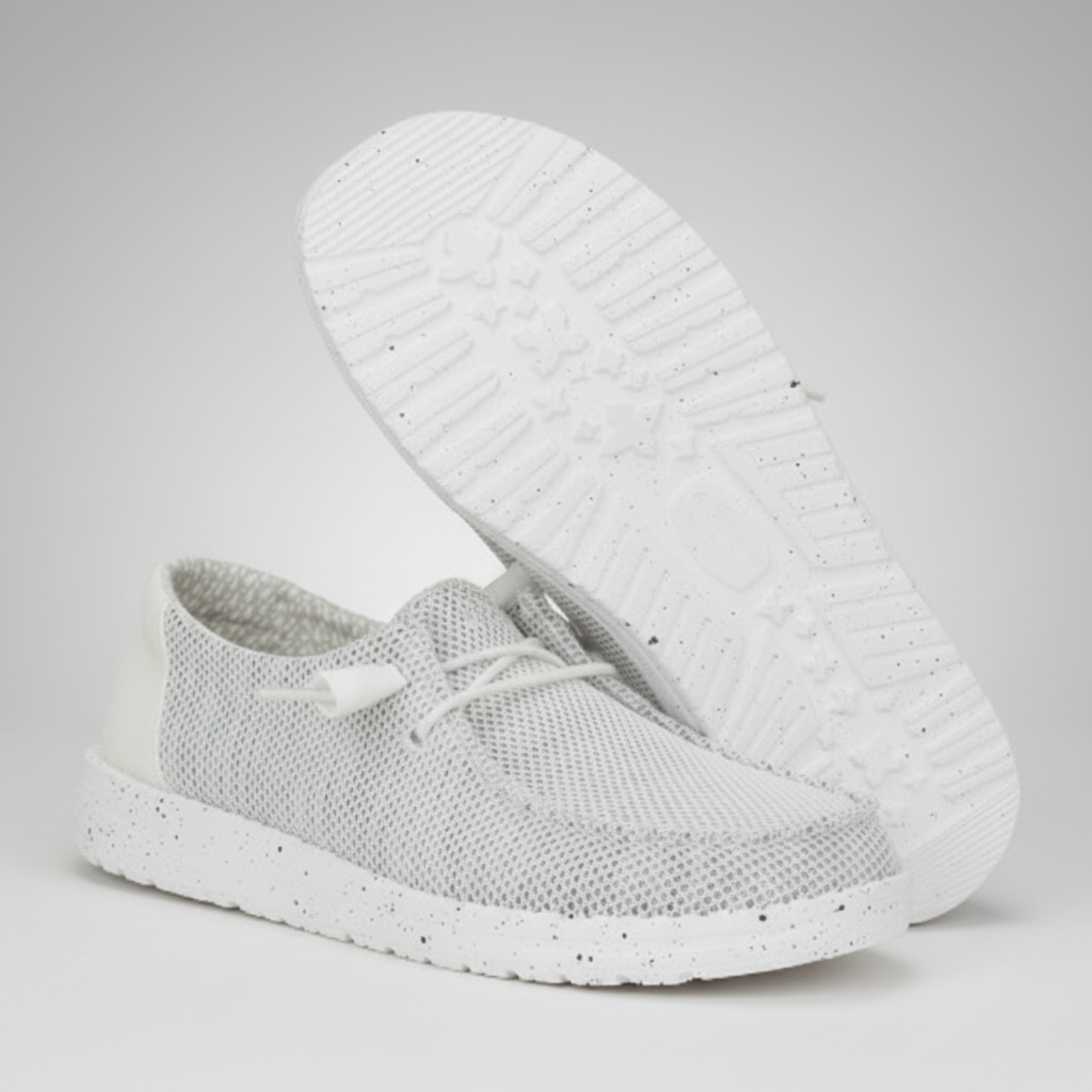 Stretch Mesh Lightweight Slip On Shoes