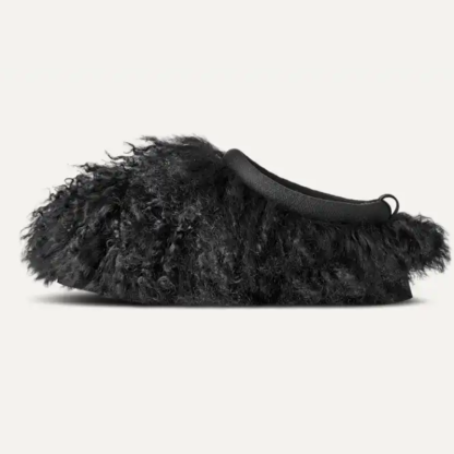 Tazz Fluff Momma Platform Sheepskin Slipper