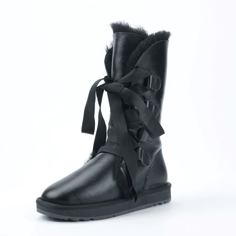 High Ankle Waterproof Snow Boots - The Boston Boots