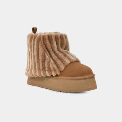 Warm Plush Platform Boots For Women - The Boston Boots