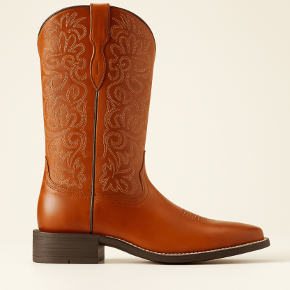 Western Square Toe Performance Boot - The Boston Boots