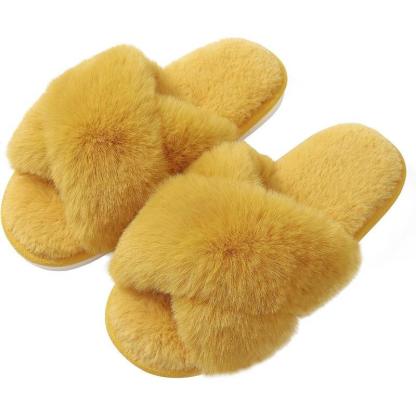 Cross Strap Foam Slippers For Women - The Boston Boots