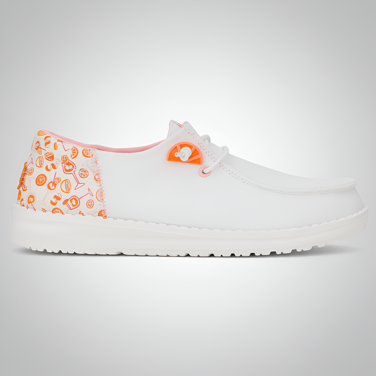 Glass Print Casual Slip On Shoes For Women