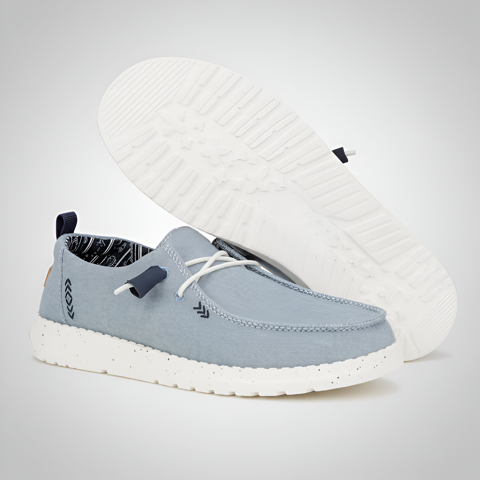 Casual Chambray Low Top Walking Shoes For Women