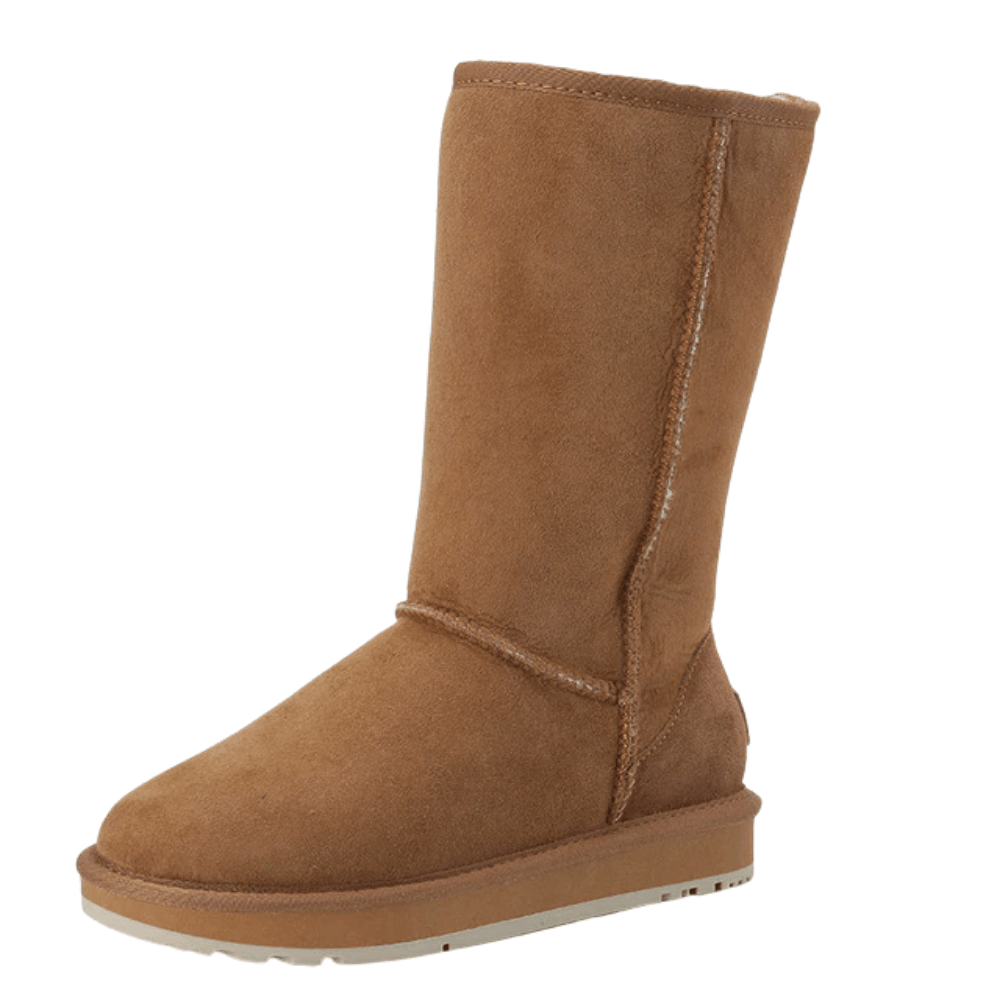 Tall Fur Snow Boots-The Boston Boots