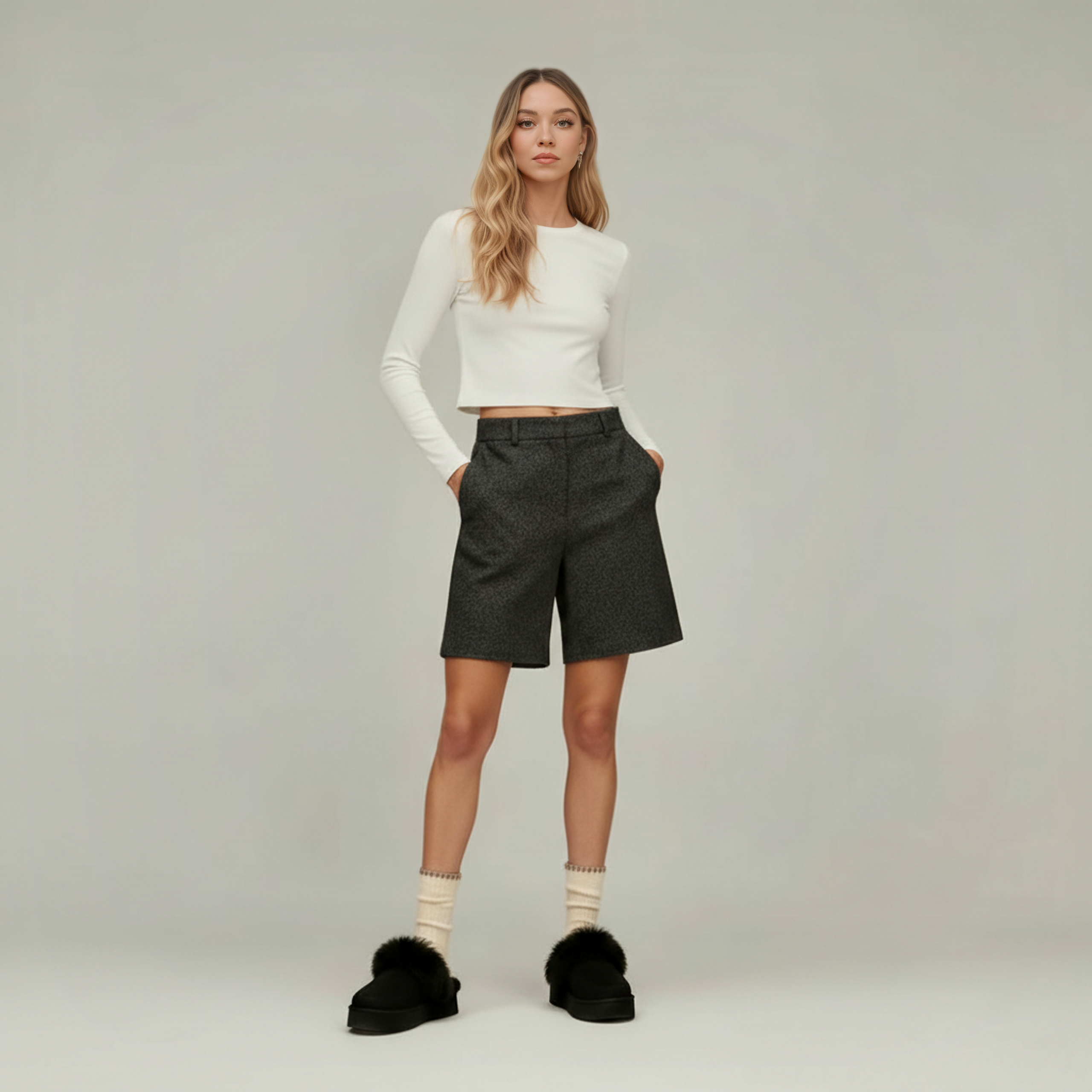 Disquette Chalet Plush Slippers