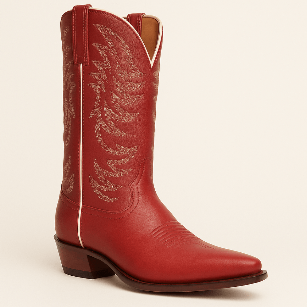 The Annie Embroidered Cowgirl Boots-The Boston Boots