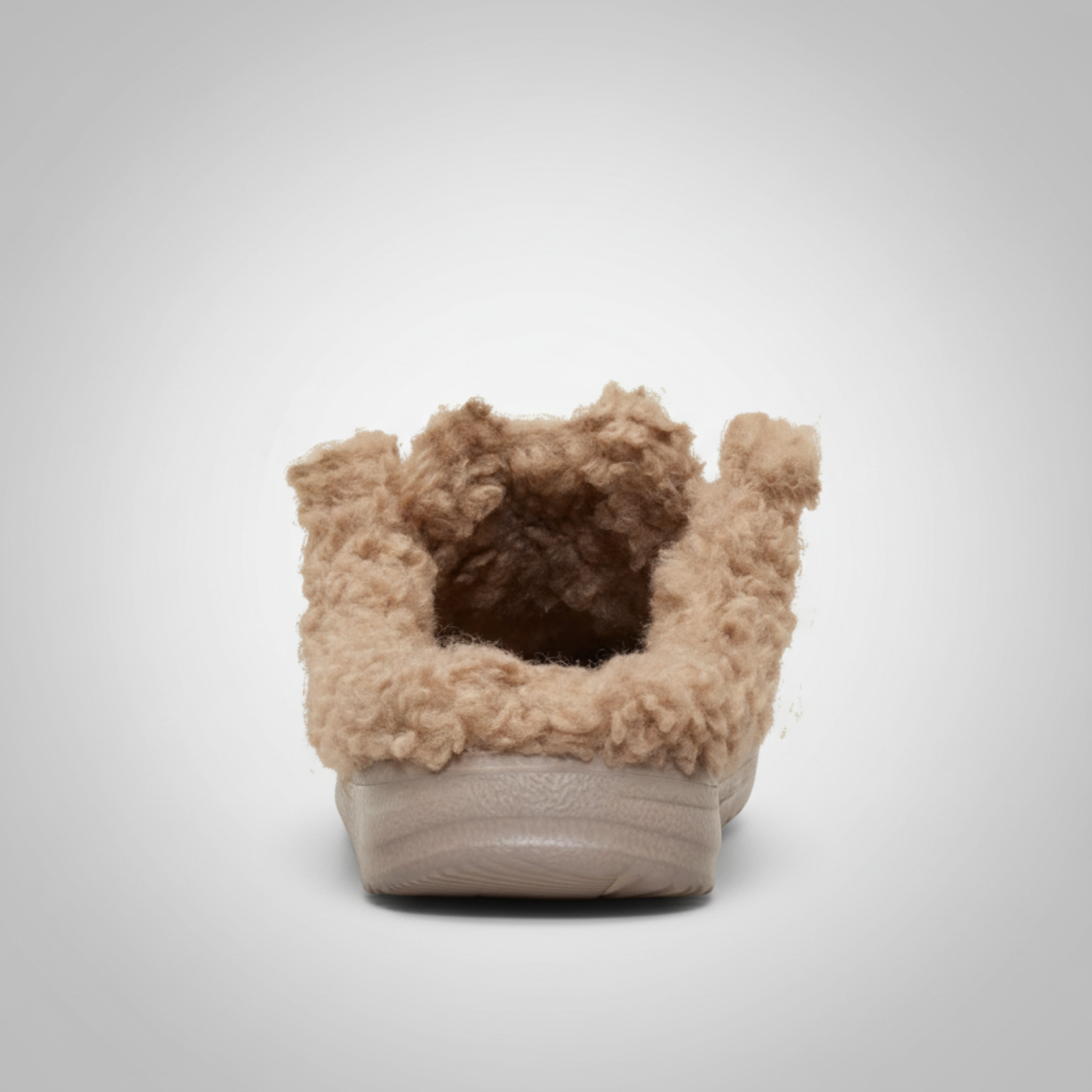 Youth Sherpa Fleece Slip On Slippers For Women