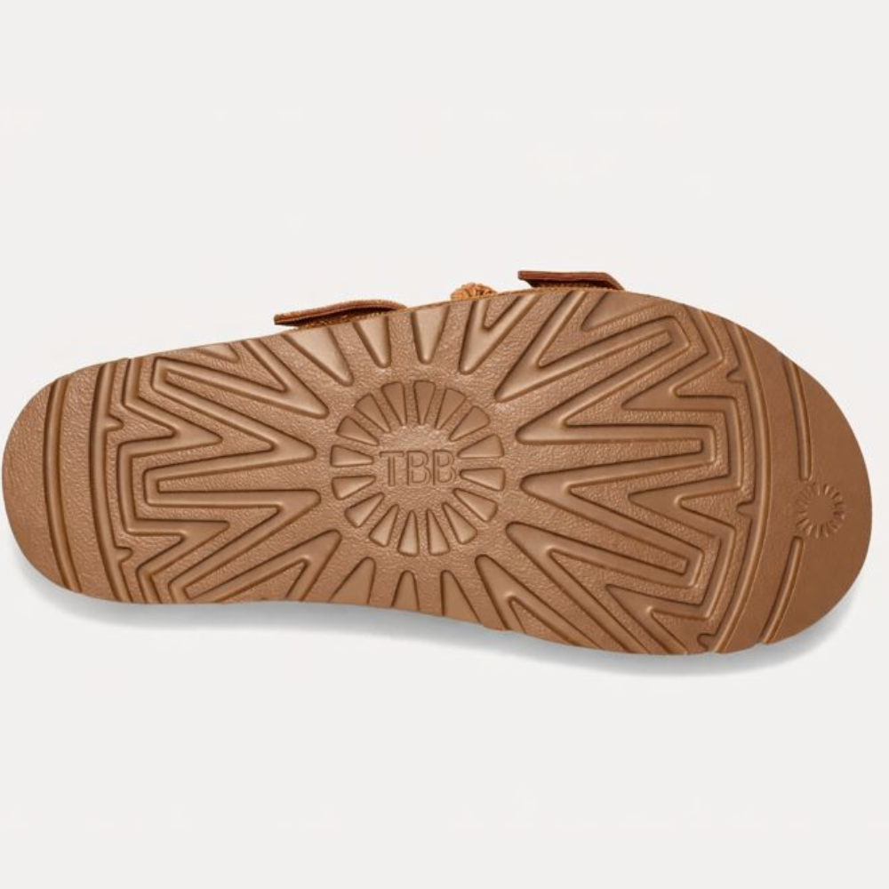 Comfort Suede Slide Sandals With Thick Platform Sole