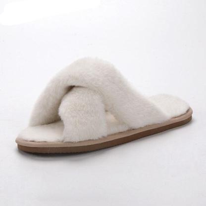 Plush Fur Casual Winter Slippers - The Boston Boots