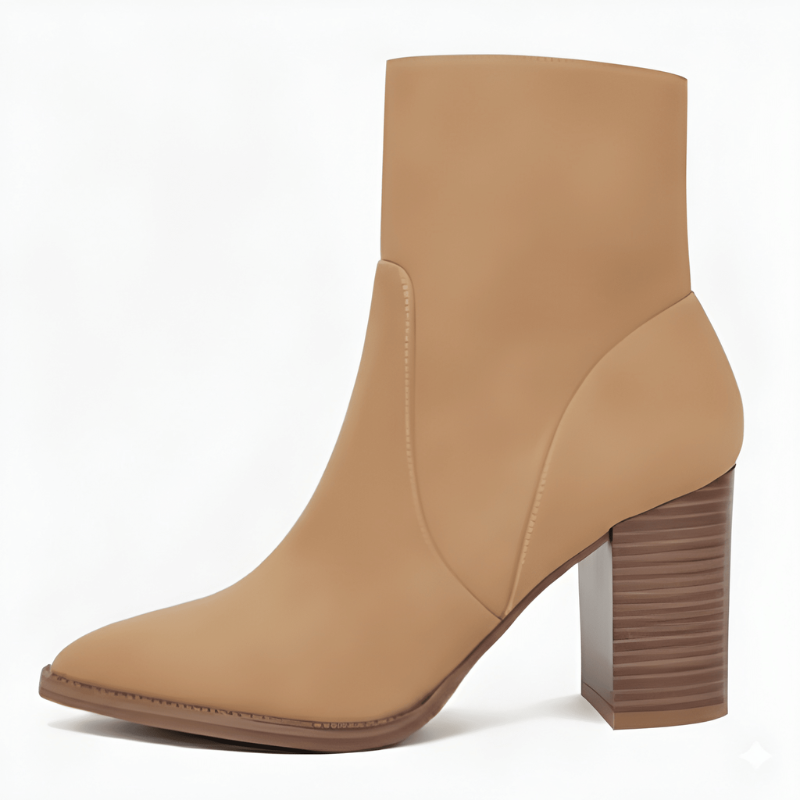 Pointed Front Boots With Side Zipper Design For Women 