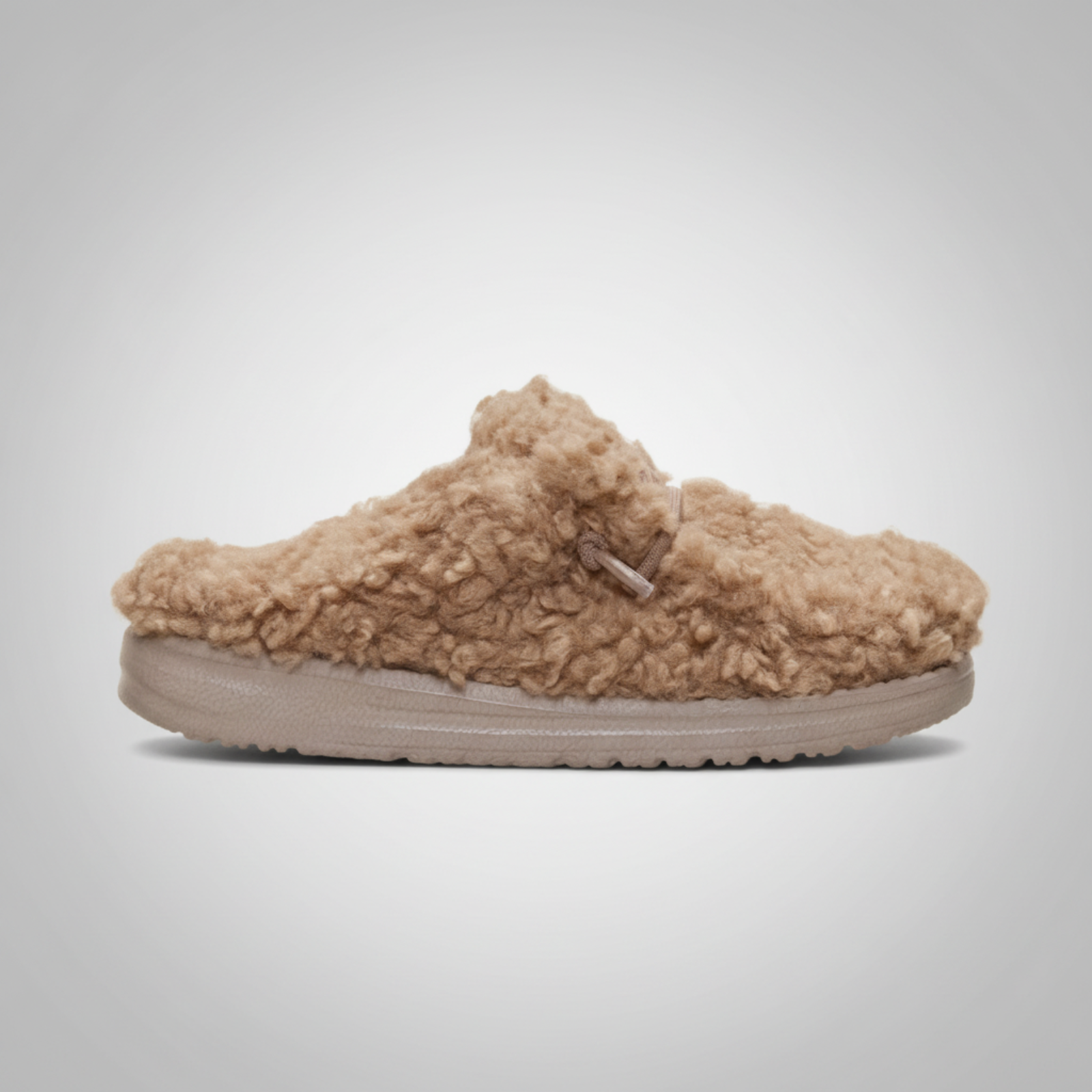 Youth Sherpa Fleece Slip On Slippers For Women