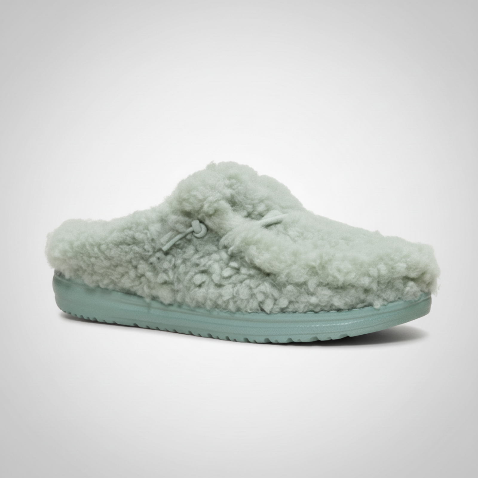 Youth Sherpa Fleece Slip On Slippers For Women