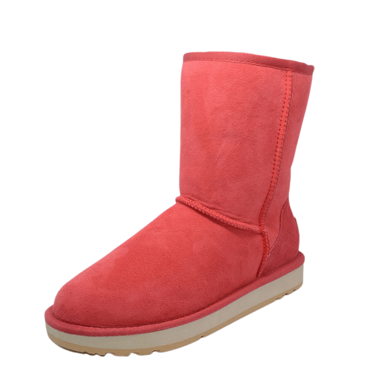 Suede Leather Women's Casual Winter Snow Boots - The Boston Boots