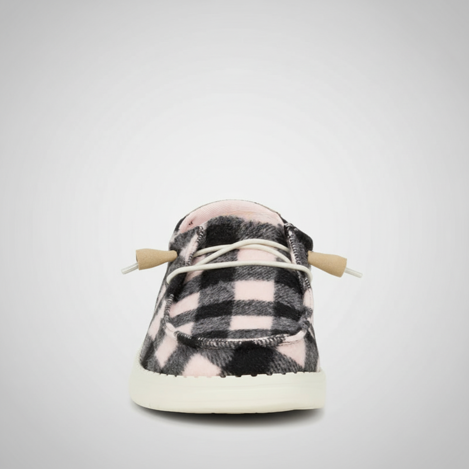 Buffalo Plaid Slip On Casual Comfort Shoes For Women