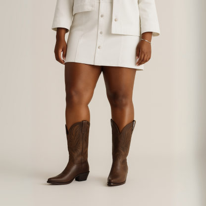 Western Snip Toe Cowgirl Boots - The Boston Boots