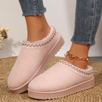 Slip On Mini Boot Slippers With Anti Slip Sole For Women