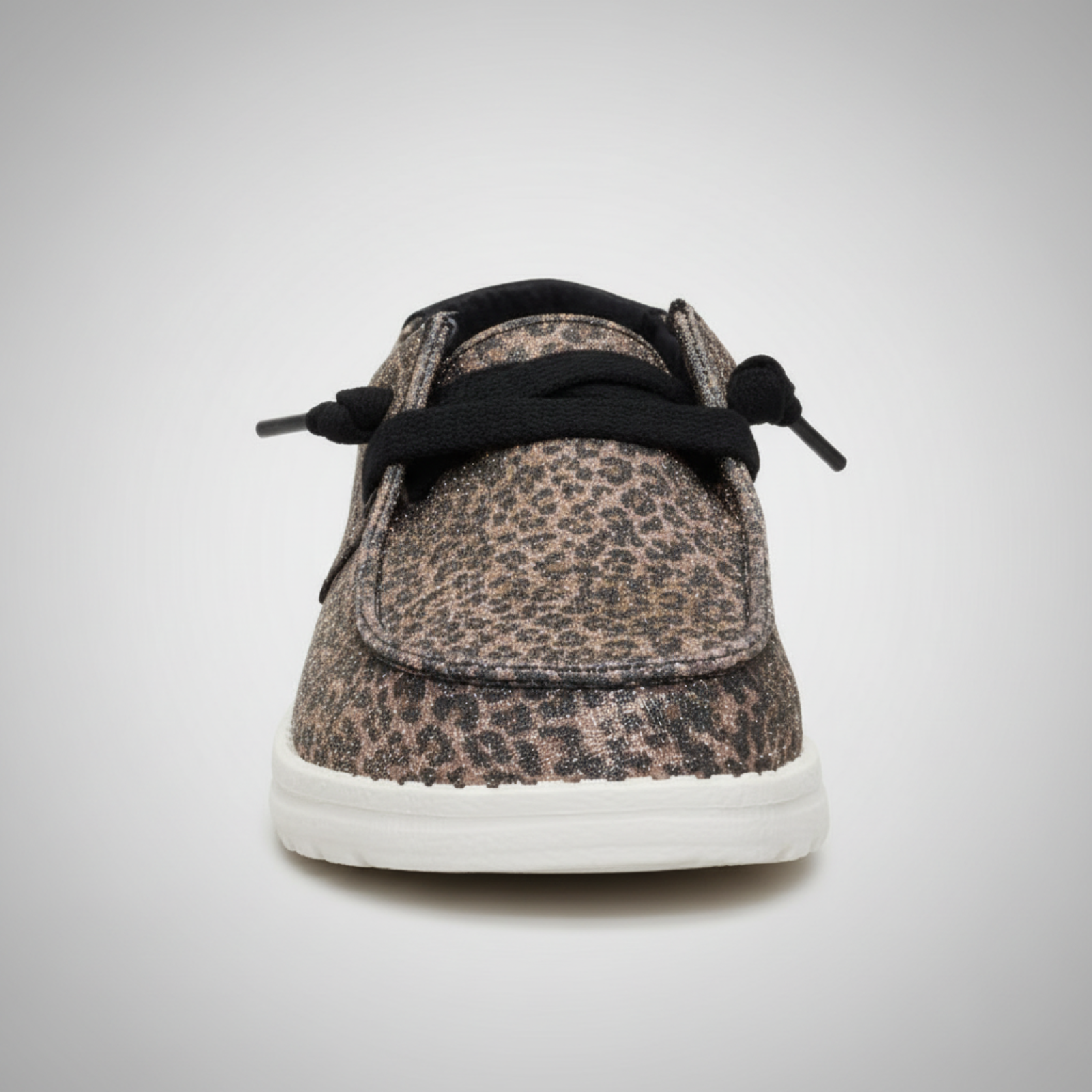 Sparkle Animal Cow Print Slip On Casual Shoes For Women