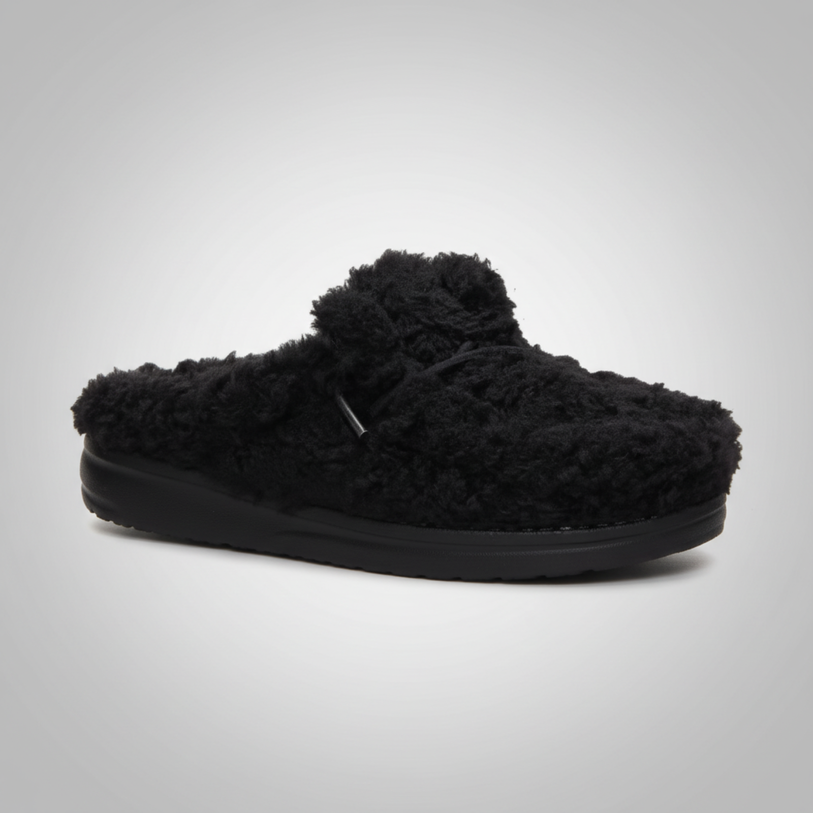 Youth Sherpa Fleece Slip On Slippers For Women
