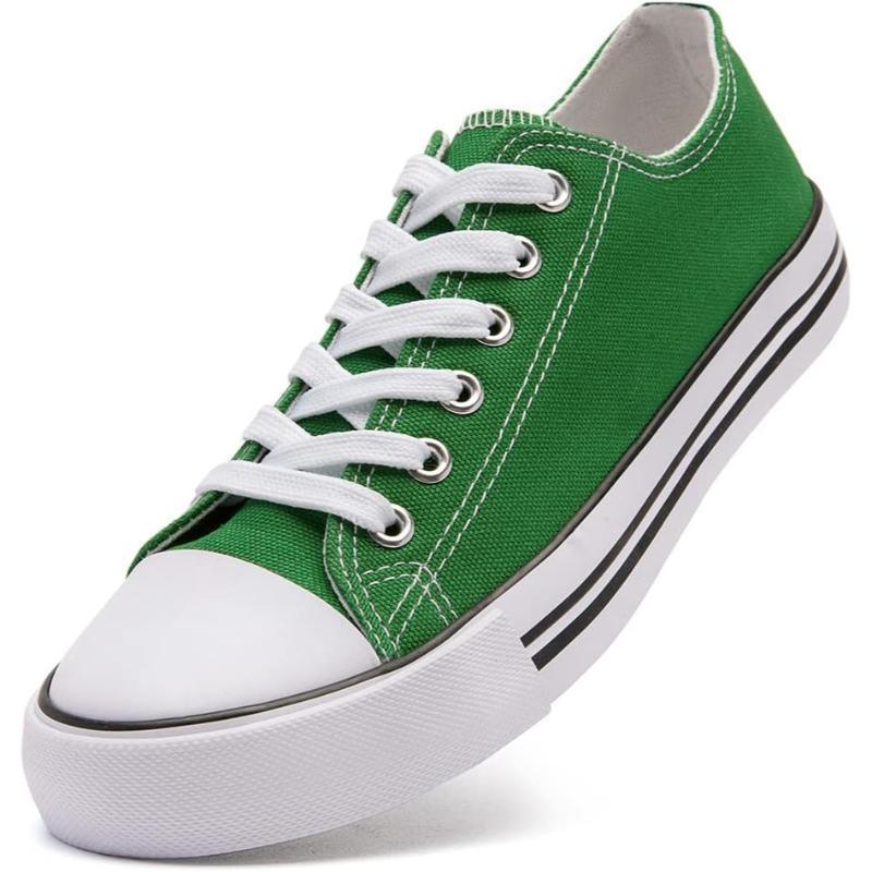 Solid Color Canvas Lace Up Shoes For Men - The Boston Boots