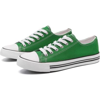 Solid Color Canvas Lace Up Shoes For Men - The Boston Boots