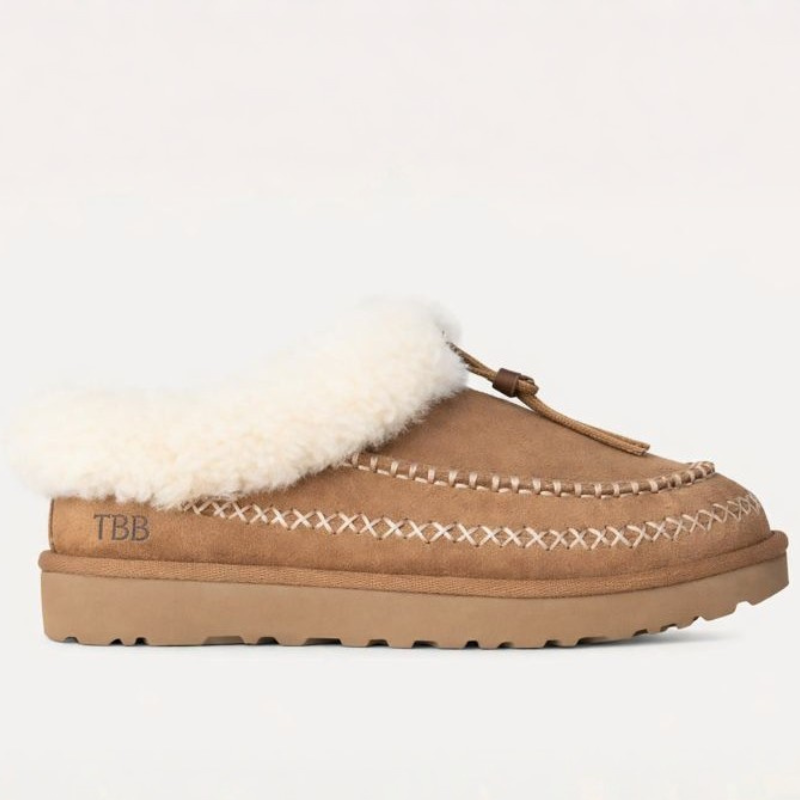 Tasman Alpine Suede Platform Slip On Slipper