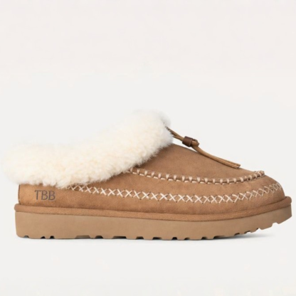 Tasman Alpine Suede Platform Slip On Slipper