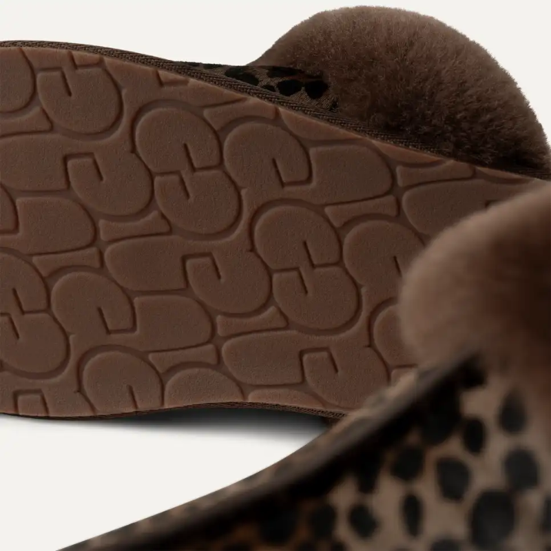 Scuffette Caspian Spotted Calf Hair Slipper