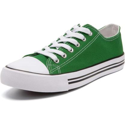 Solid Color Canvas Lace Up Shoes For Men - The Boston Boots