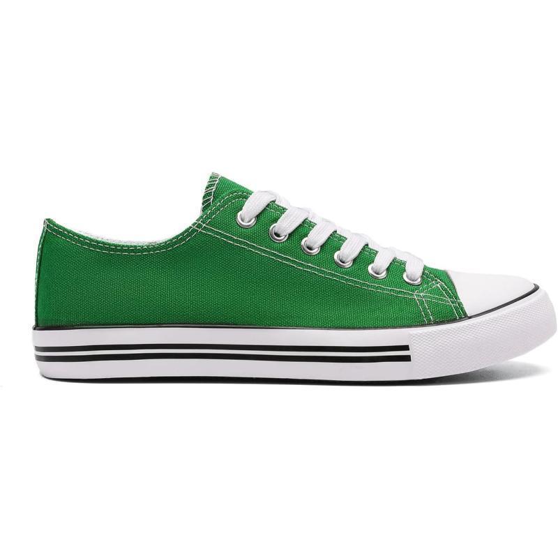 Solid Color Canvas Lace Up Shoes For Men - The Boston Boots