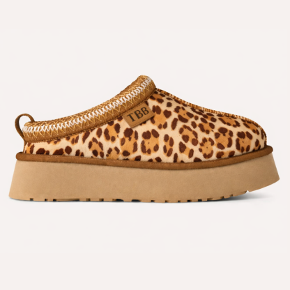 Tazz II Platform Suede Trim Slipper