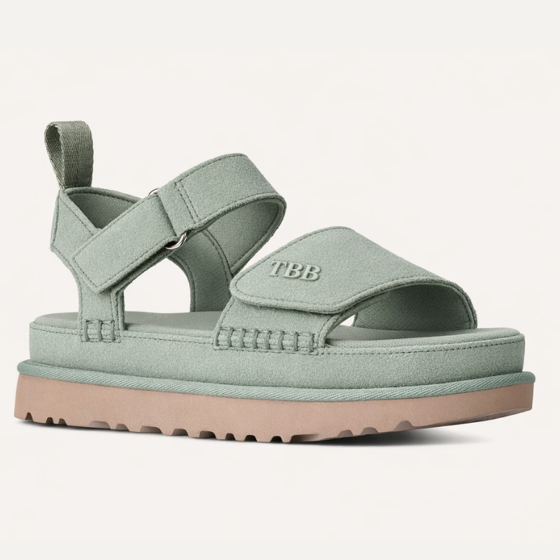 Comfort Sandals With Adjustable Straps And Lightweight Sole 