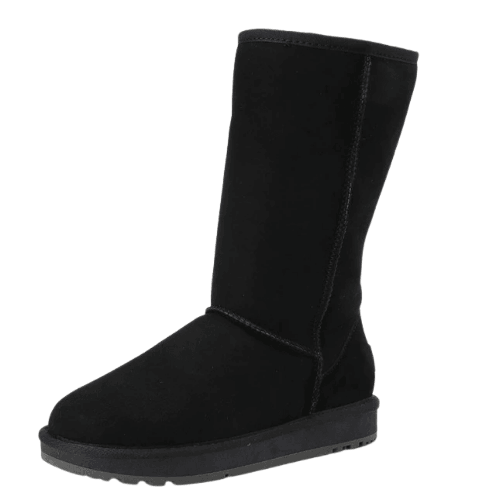 Tall Fur Snow Boots-The Boston Boots