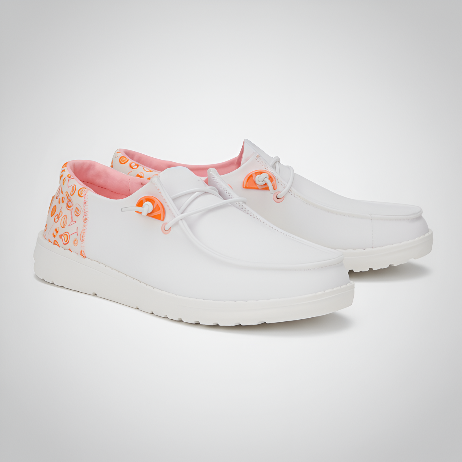 Glass Print Casual Slip On Shoes For Women